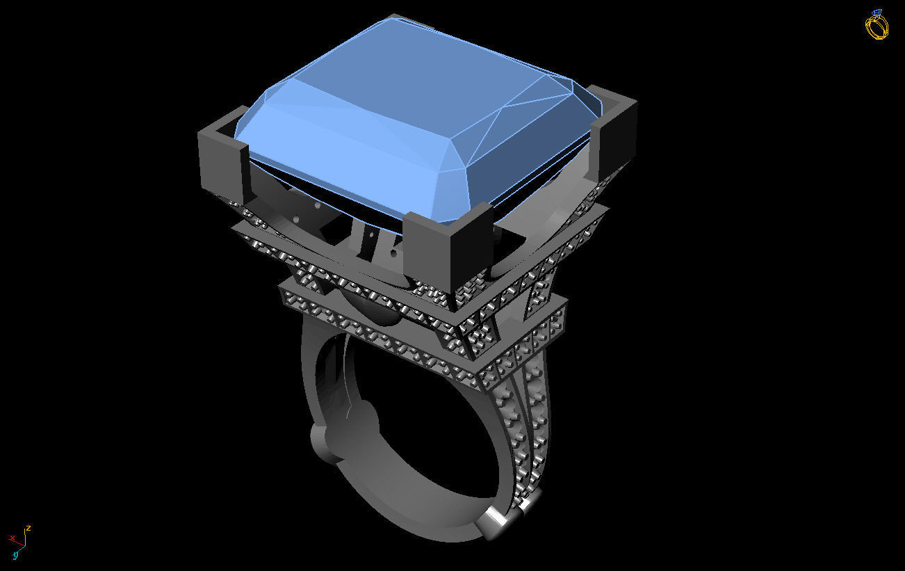 eiffel-tower-ring-3d-model-stl ruby ring in gold 3D print model_4