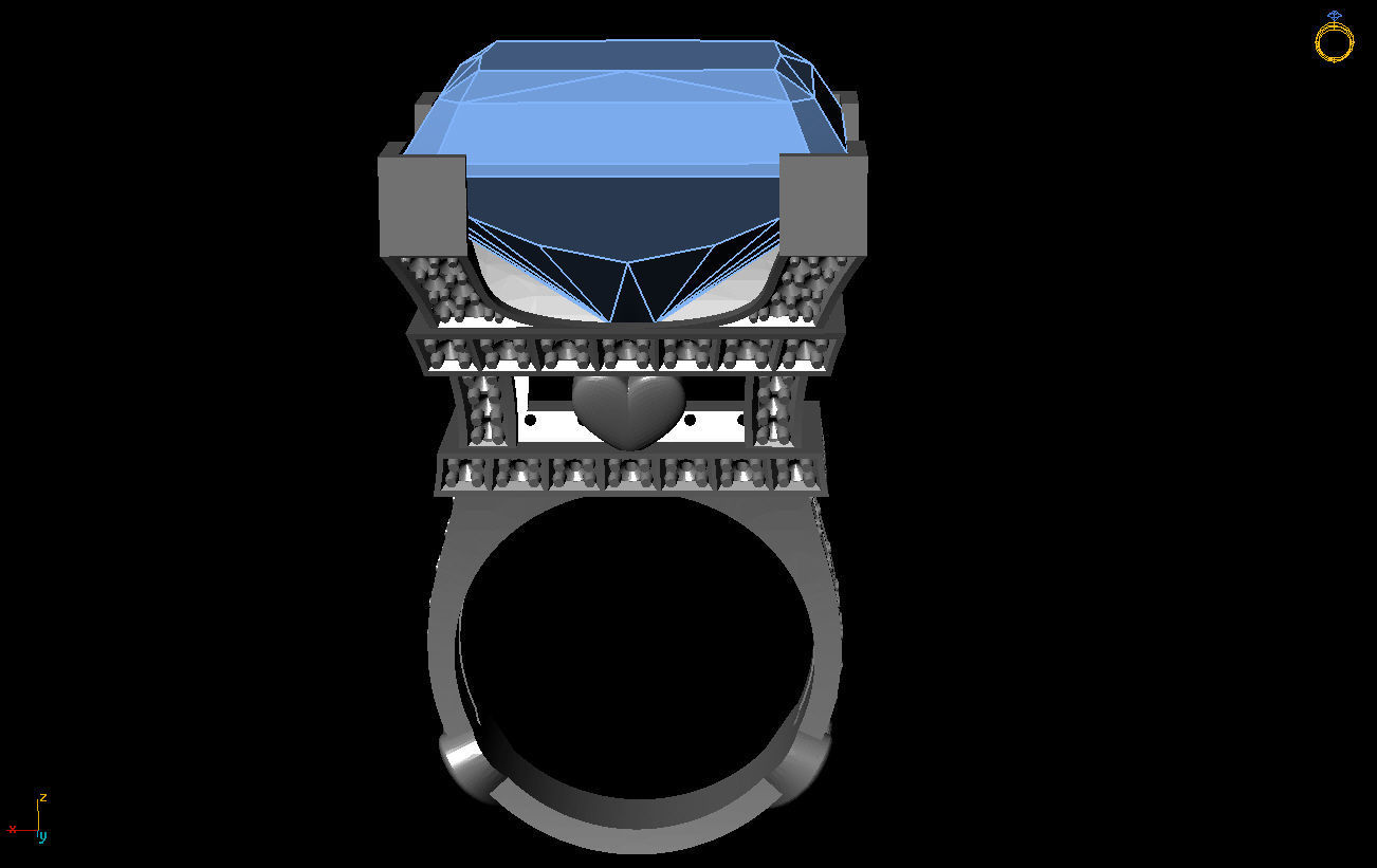 eiffel-tower-ring-3d-model-stl ruby ring in gold 3D print model_3