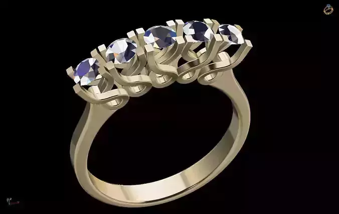 kast ring jewellery 3d model