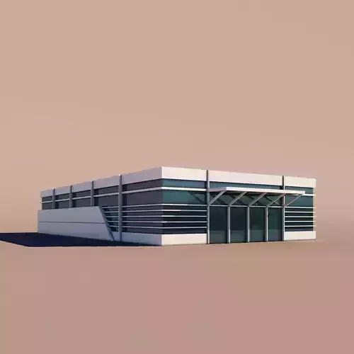 Shop Rectangular 3D model