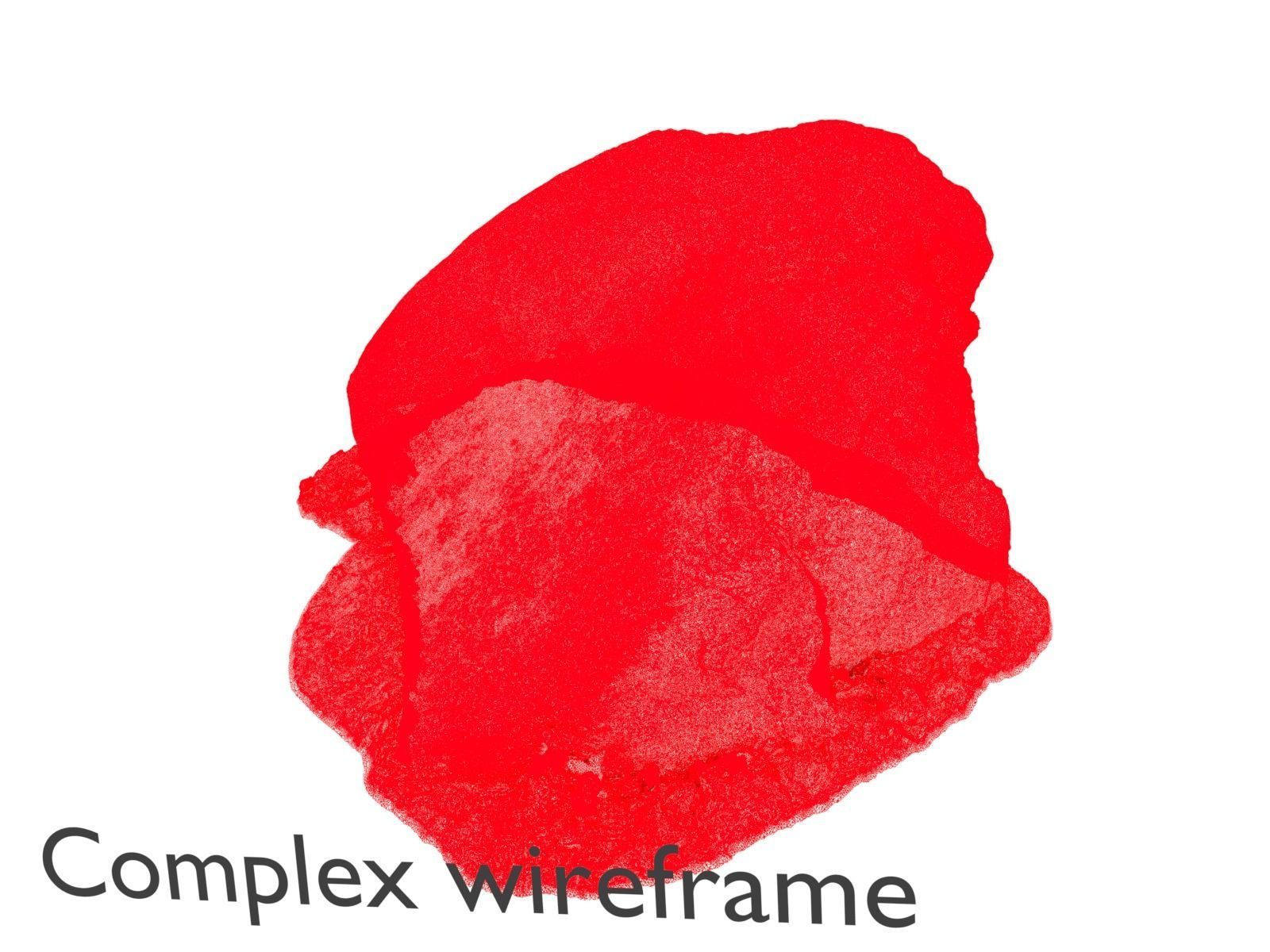 Basalt rock Low-poly 3D model_1