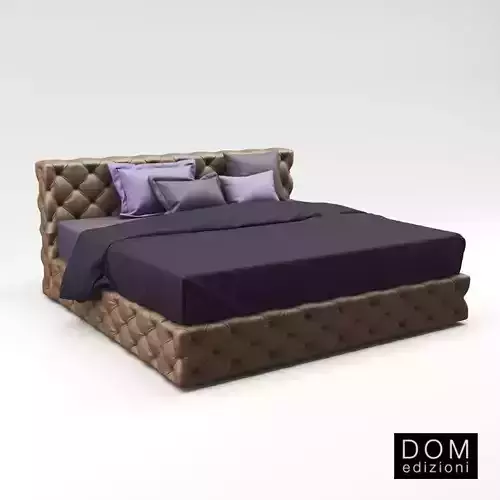 Bed Emanuel from Dom Edizioni - Design by Domenico Mula