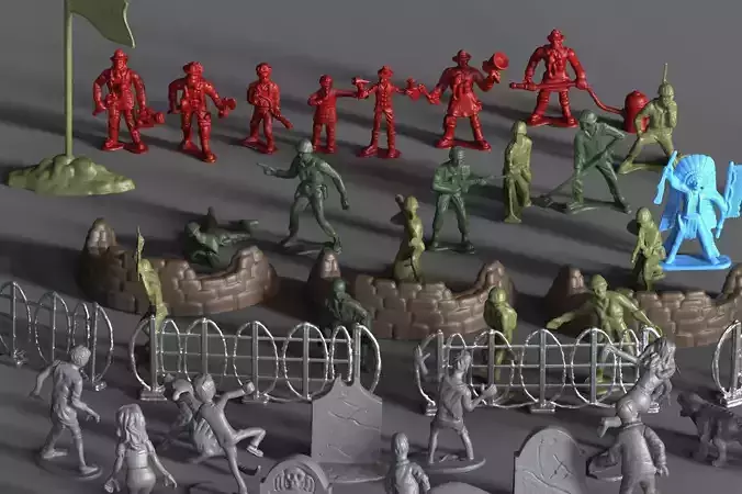 3D Scanned Miniatures collection