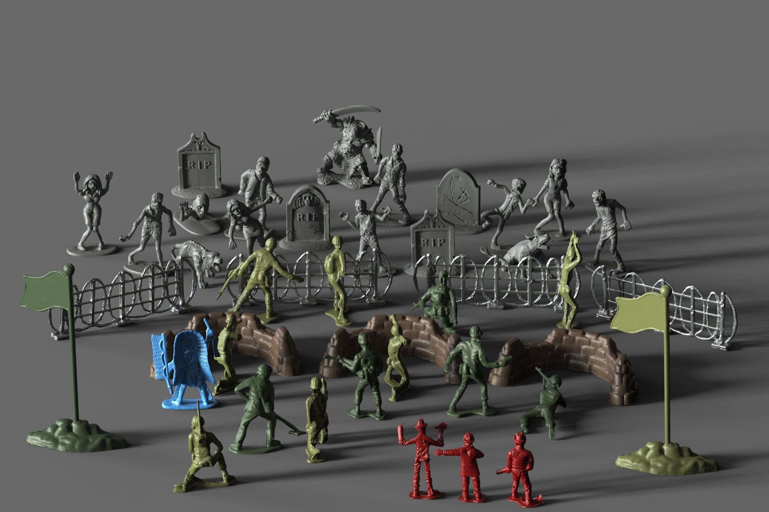 3D Scanned Miniatures collection 3D model_5
