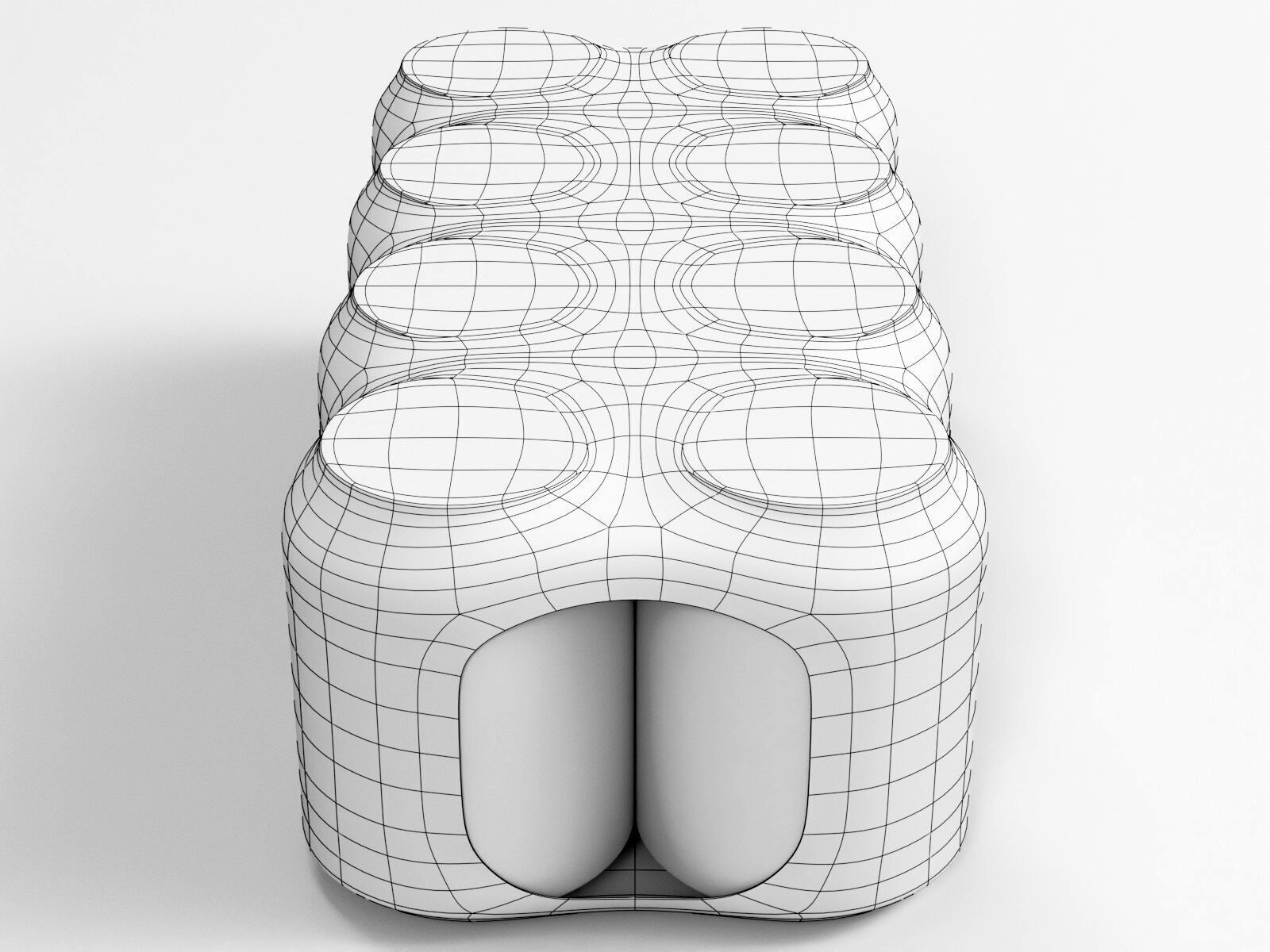 8 pack 250ml - 25cl  beer can shrinkwrap 3D model_5