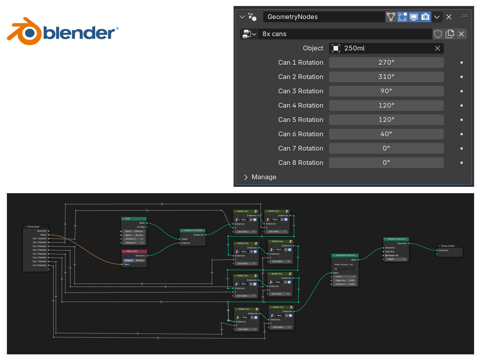 8 pack 250ml - 25cl  beer can shrinkwrap 3D model_10