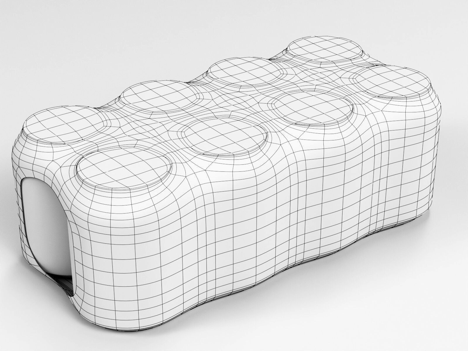 8 pack 250ml - 25cl  beer can shrinkwrap 3D model_1