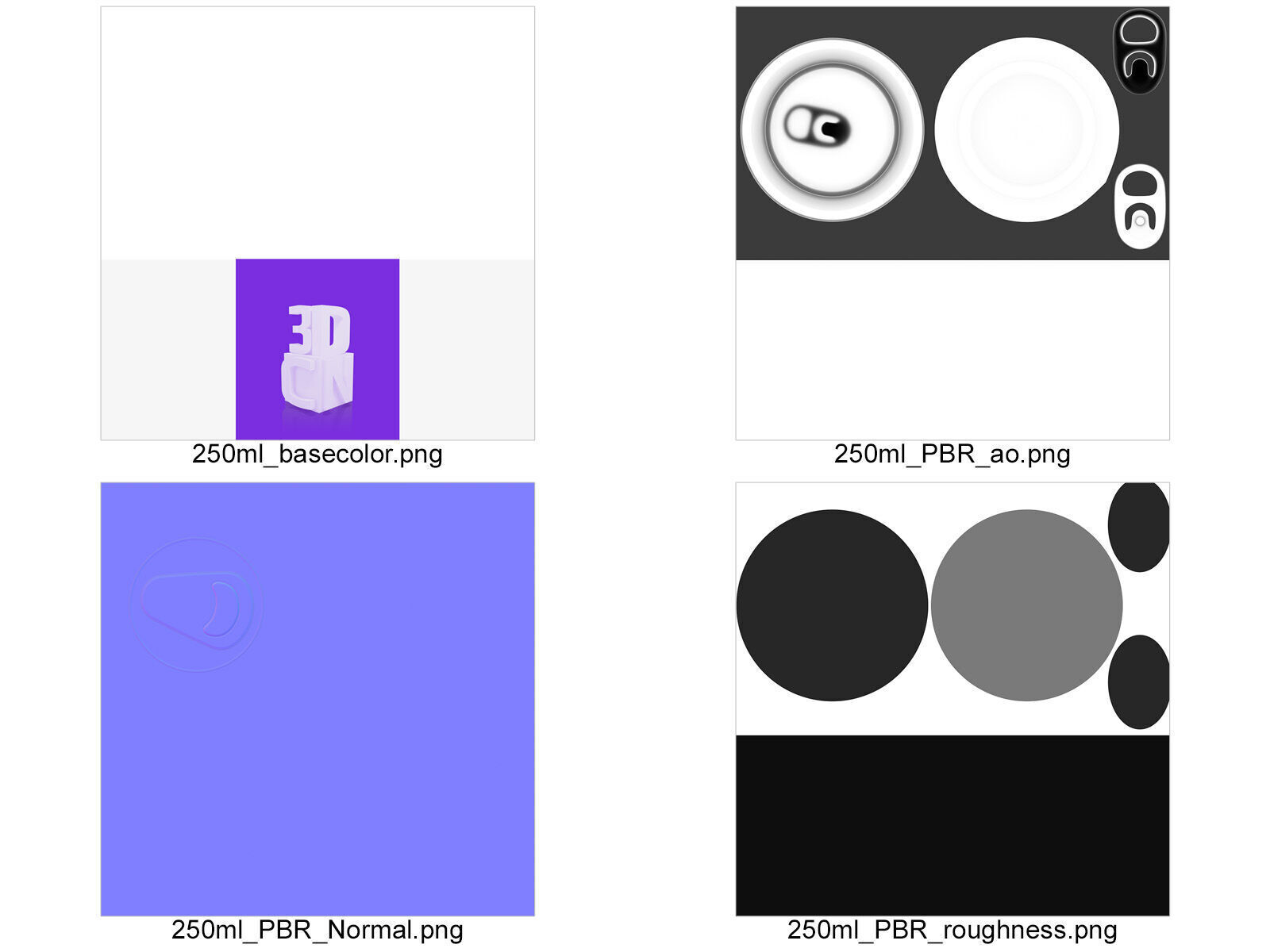 8 pack 250ml - 25cl  beer can shrinkwrap 3D model_11