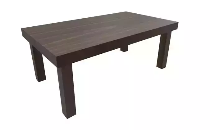 Simple Low-Poly Table Low-poly 3D model Simple Low-Poly Table Low-poly 3D model