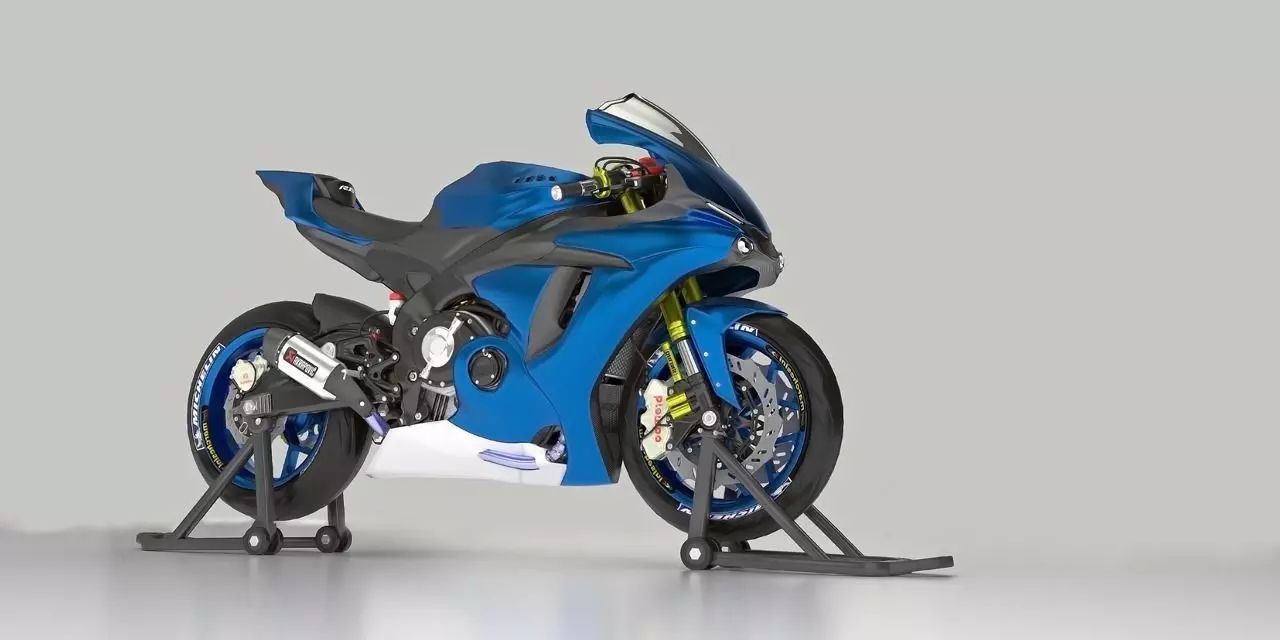 YZF-R1 M yamaha 3D model_0
