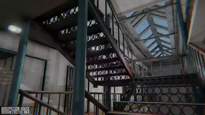 Prison house - restricted area