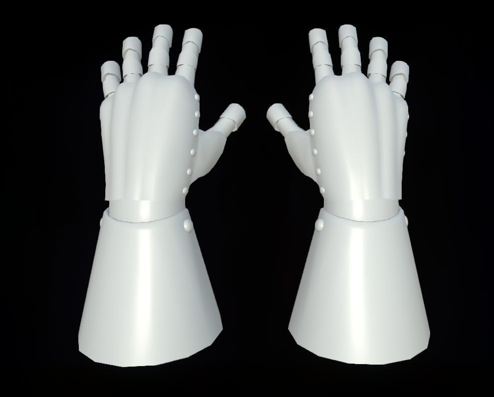 HIE Game Ready Hand Armor D180427 3D model_2