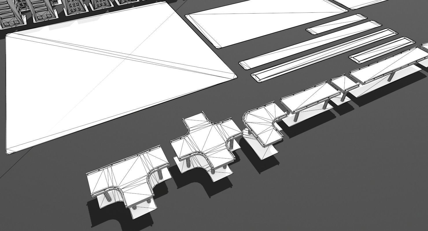 LowPoly City Pack Low-poly 3D model_18