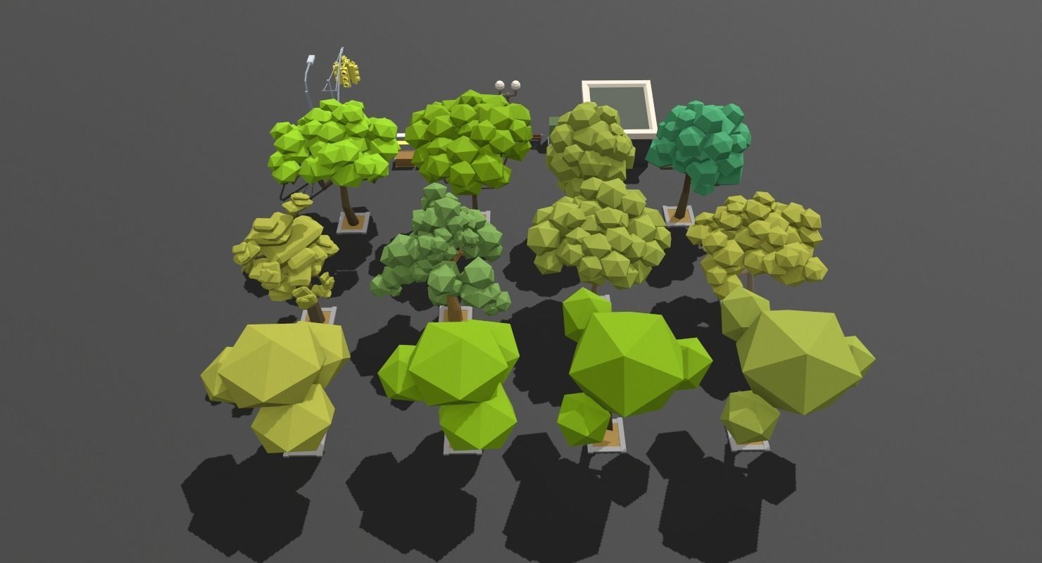 LowPoly City Pack Low-poly 3D model_24