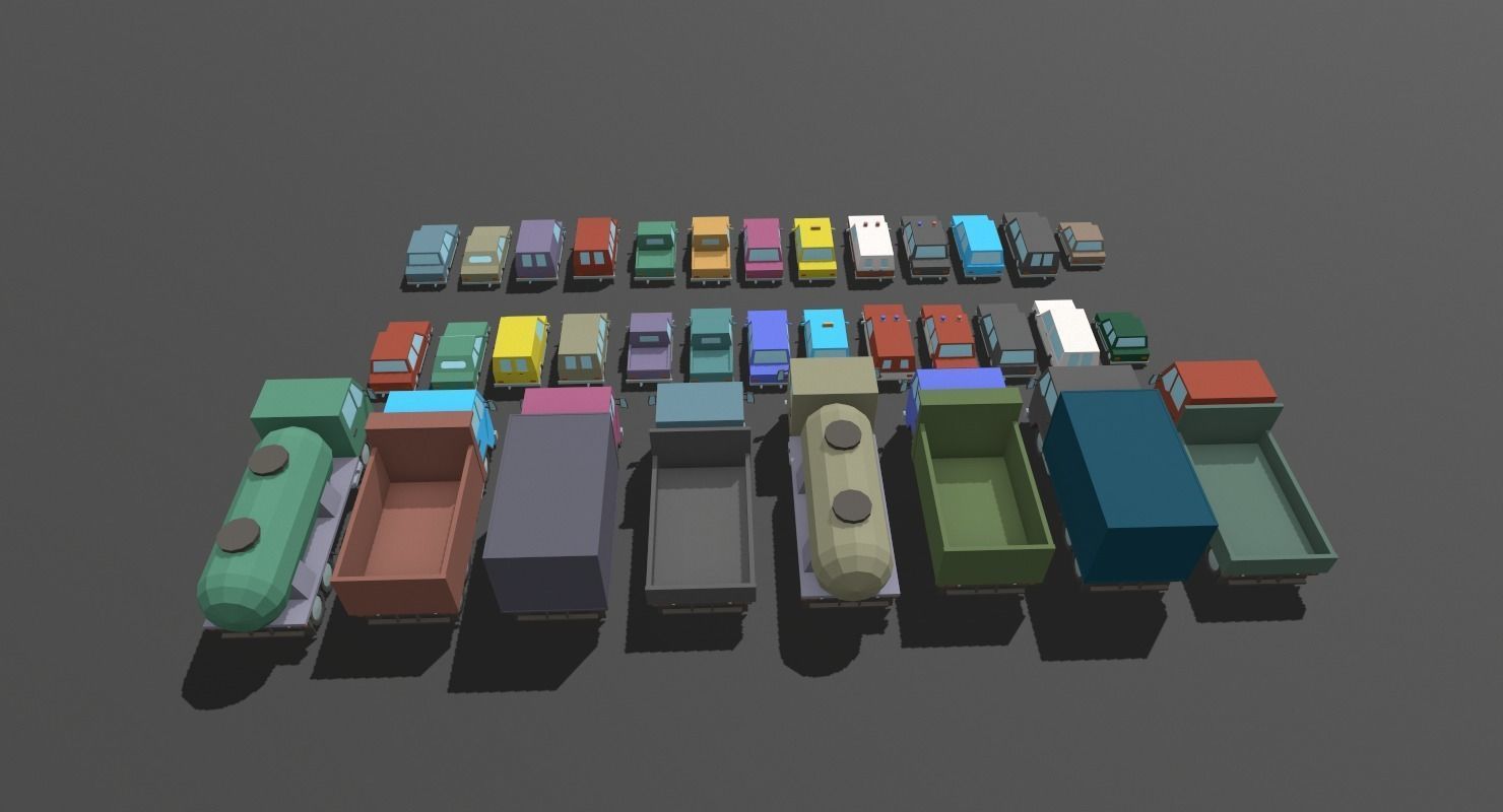 LowPoly City Pack Low-poly 3D model_20