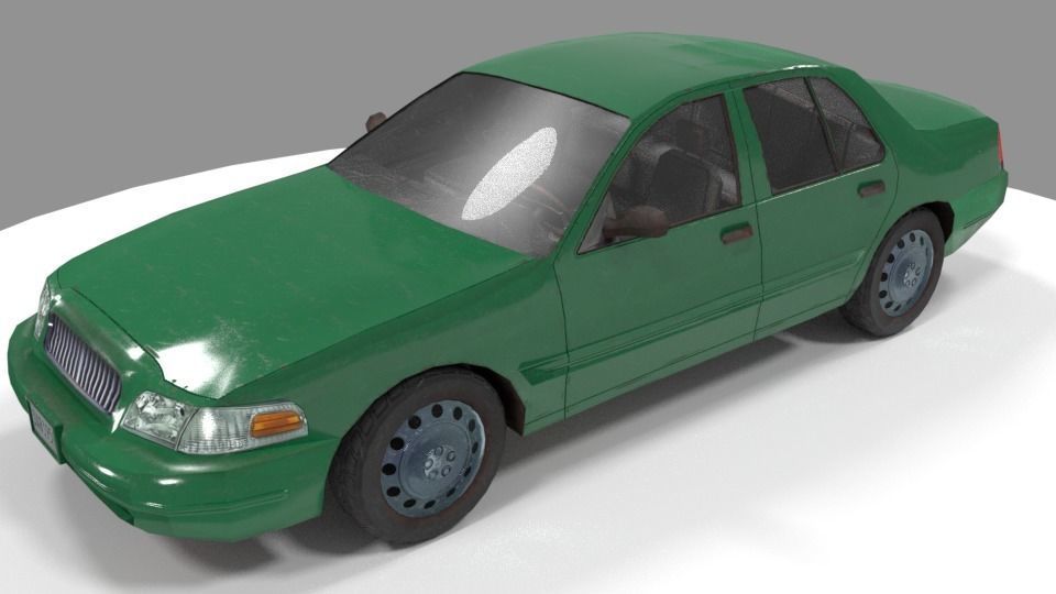 Car pack low poly Low-poly 3D model_8
