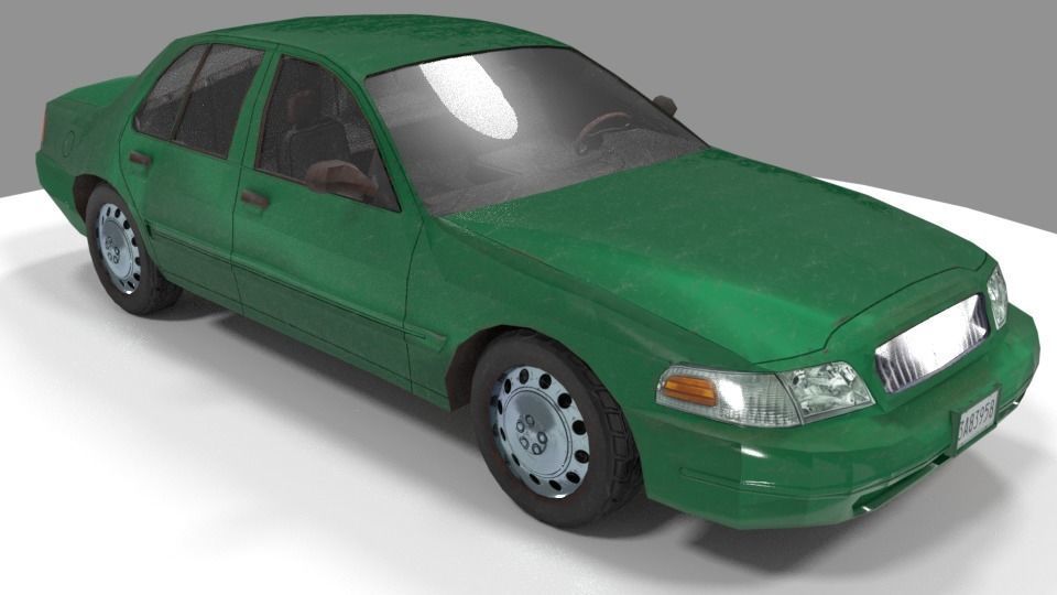 Car pack low poly Low-poly 3D model_9