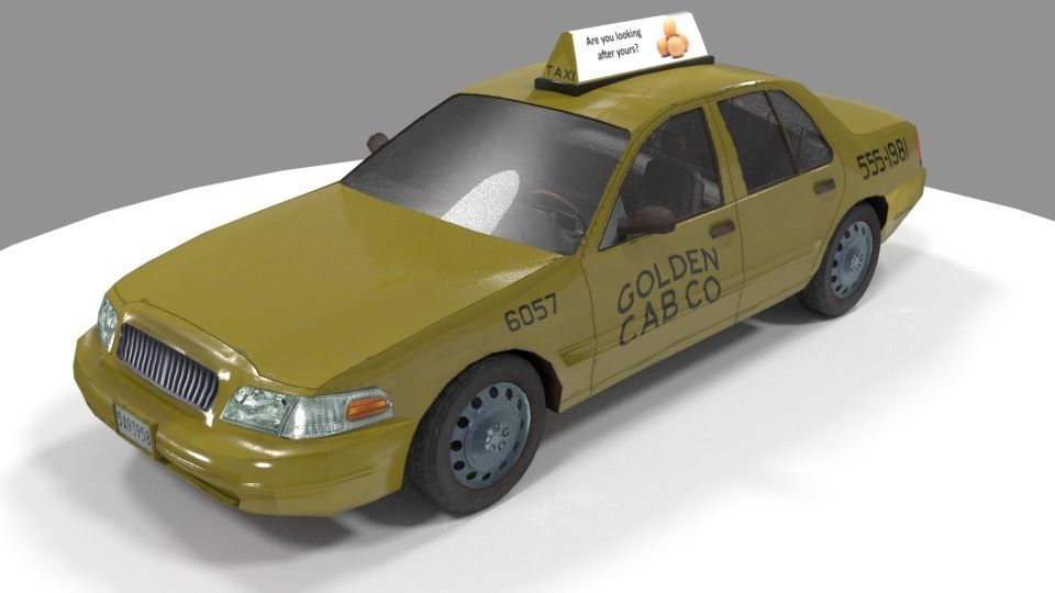 Car pack low poly Low-poly 3D model_15