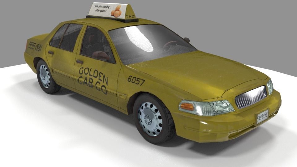 Car pack low poly Low-poly 3D model_12