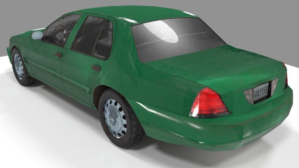 Car pack low poly Low-poly 3D model_10
