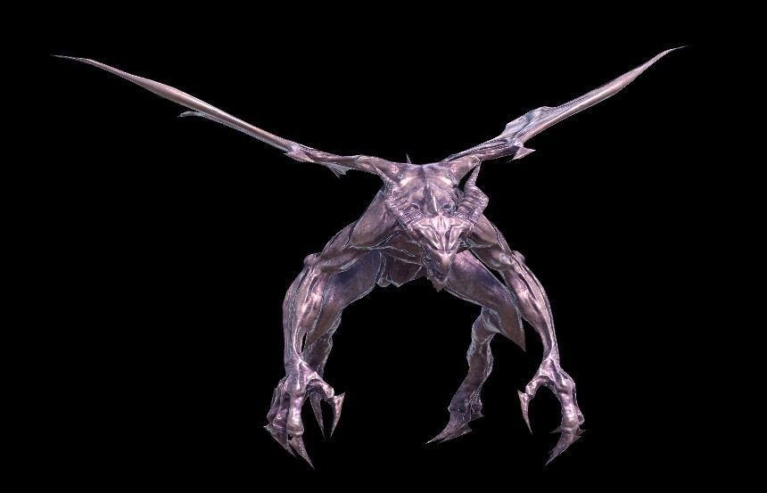 Gargoyle TypeB Low-poly 3D model_1