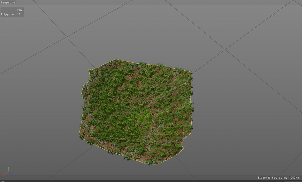 GRASS REAL MODELING NO PLUGIN NO LAG Free 3D model_1