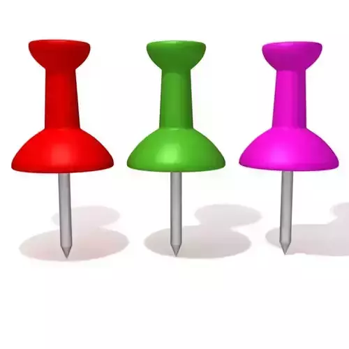 Push Pin 3D model