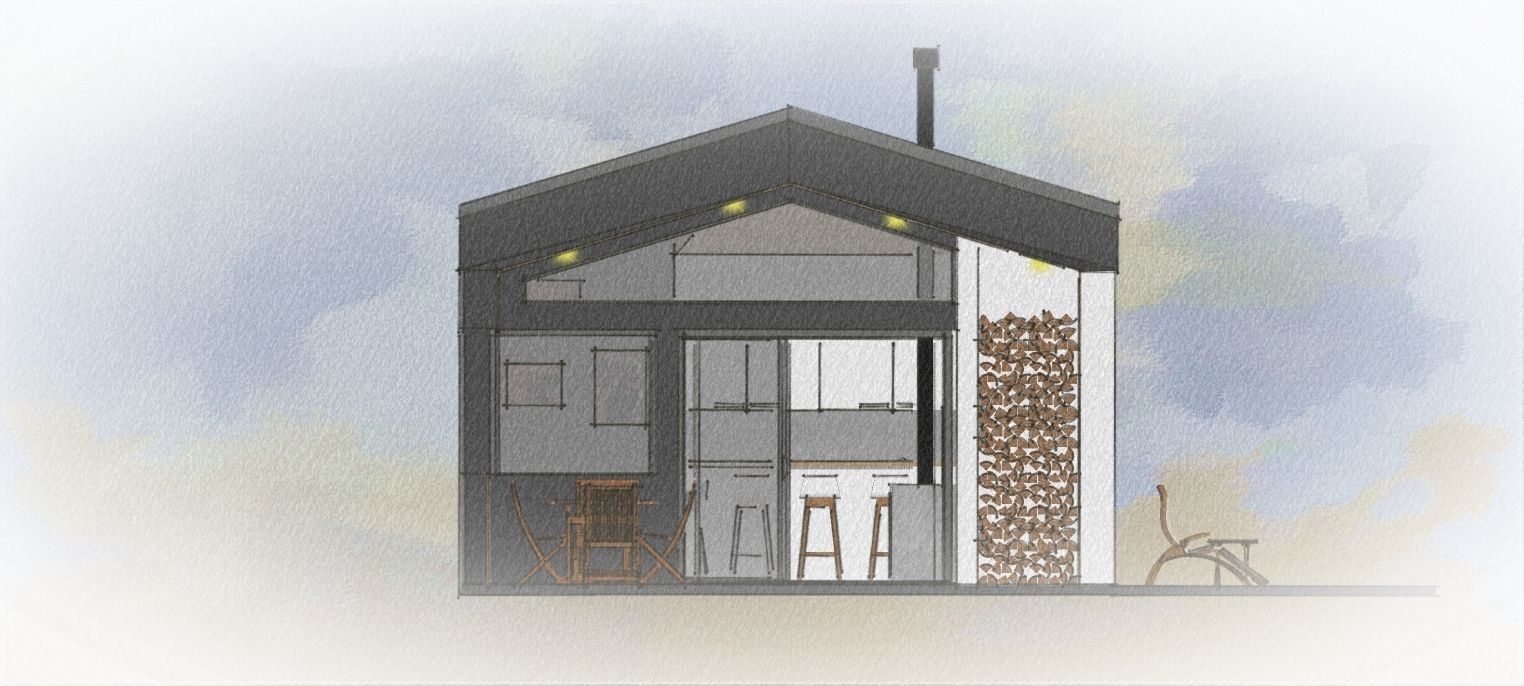 Modern designed house K90 Low-poly 3D model_12