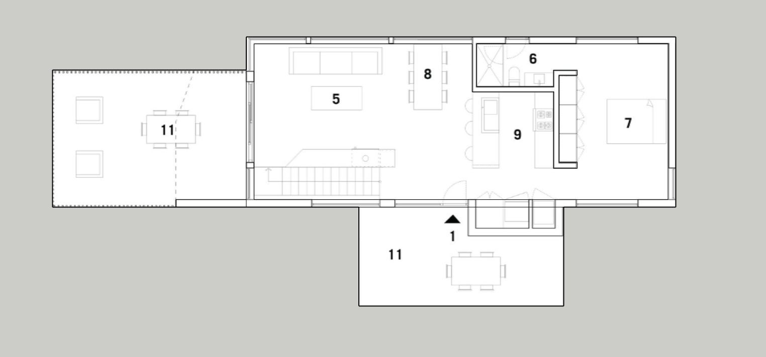 Modern designed house K90 Low-poly 3D model_14