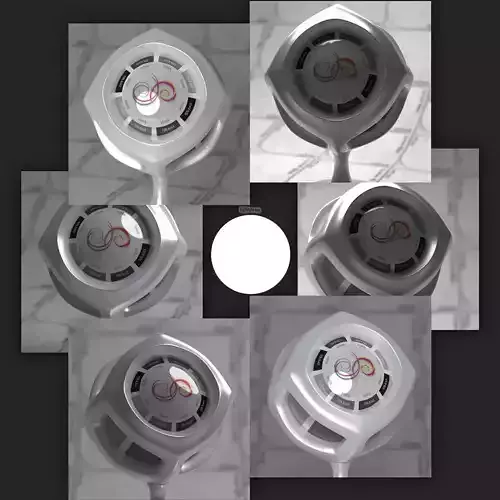 Flat Circle 4k Synth HDRI Texture