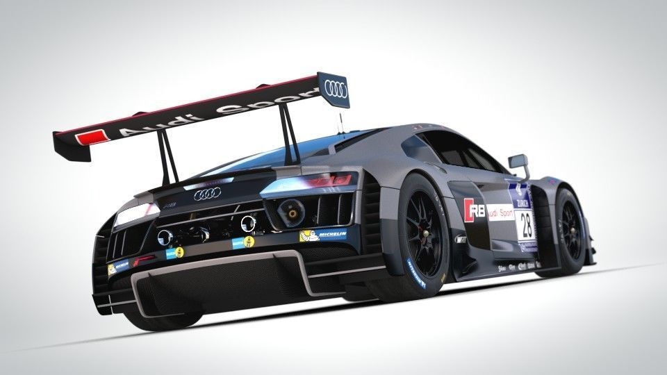 Audi R8 LMS 2016 2017 3D model_2