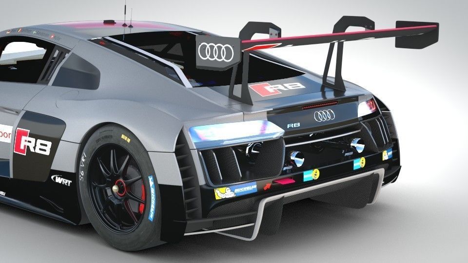 Audi R8 LMS 2016 2017 3D model_7
