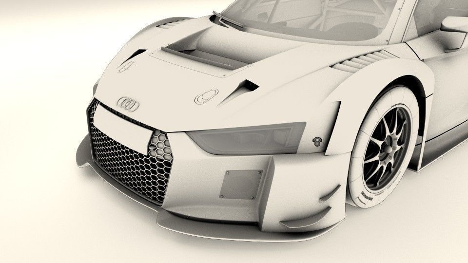 Audi R8 LMS 2016 2017 3D model_14