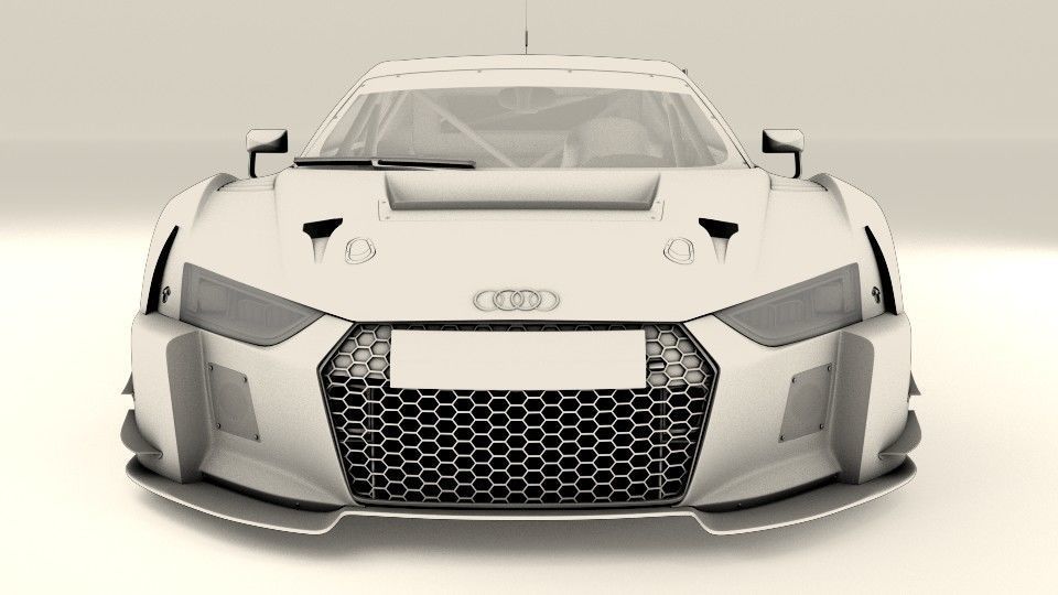 Audi R8 LMS 2016 2017 3D model_17