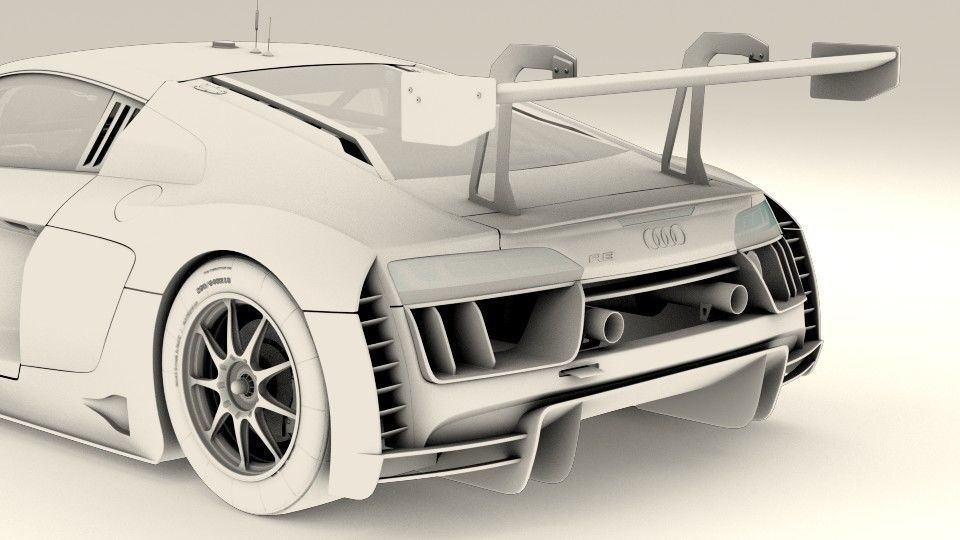 Audi R8 LMS 2016 2017 3D model_20