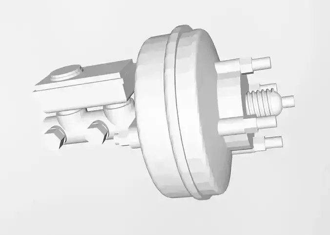 Brake booster 3D print model