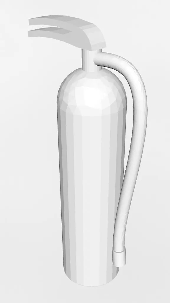 Fire extinguisher 3D print model