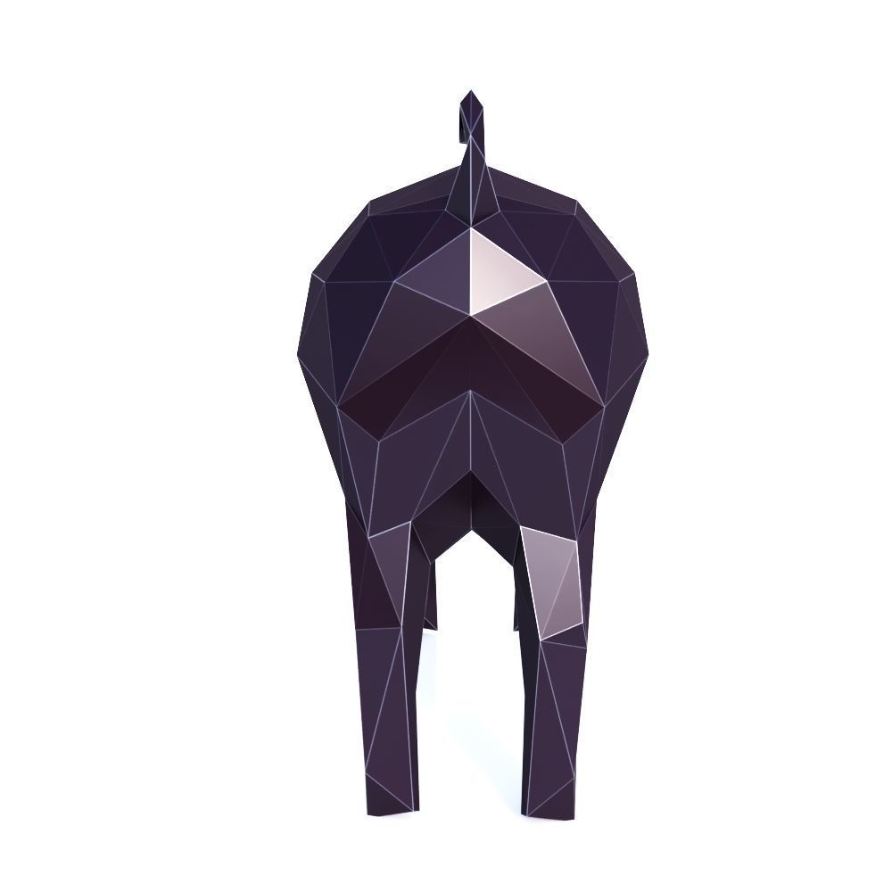 Pig Low Poly v1 Low-poly 3D model_3