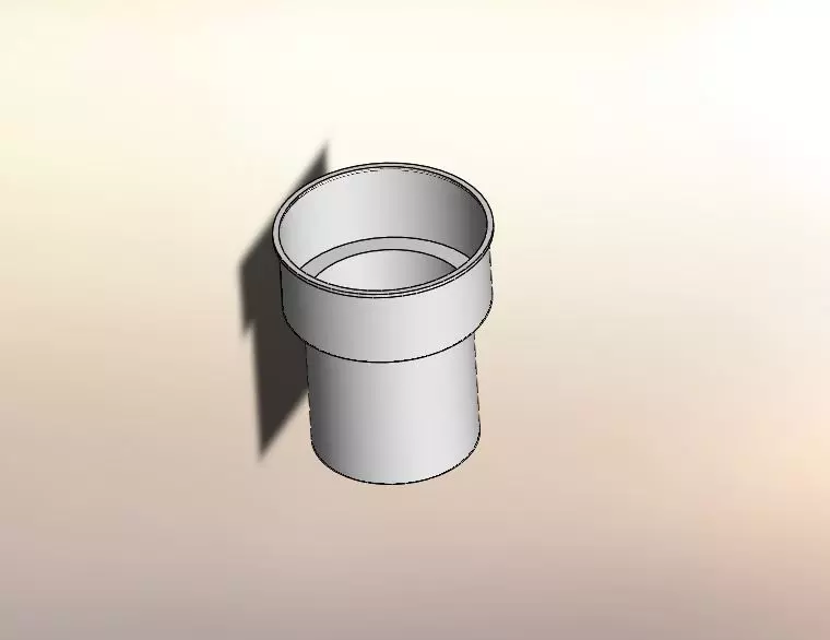 Glass pipe 3D model_0