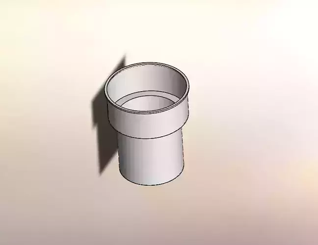 Glass pipe 3D model