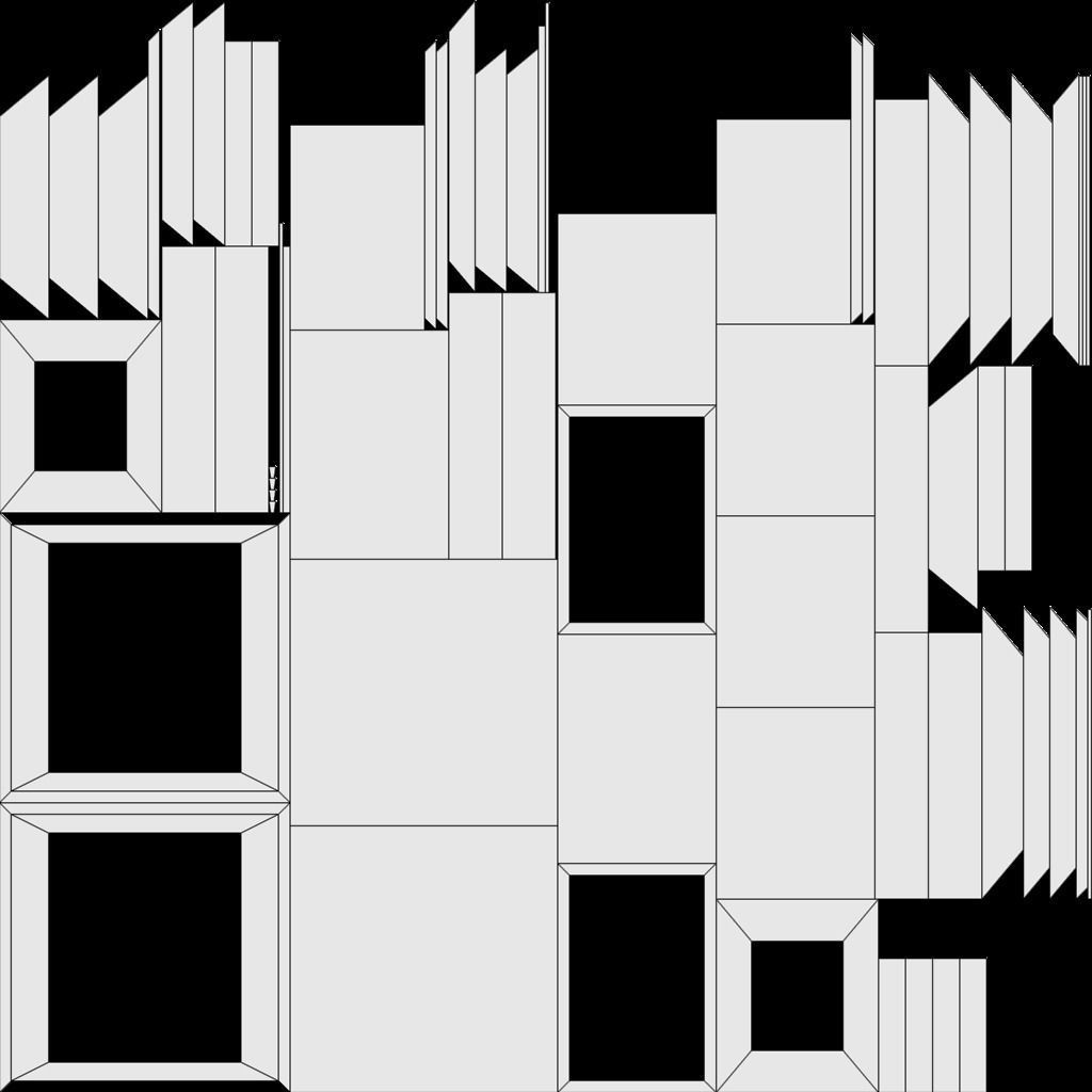 Exterior  Gate architectural DOOR  Low-poly 3D model_6