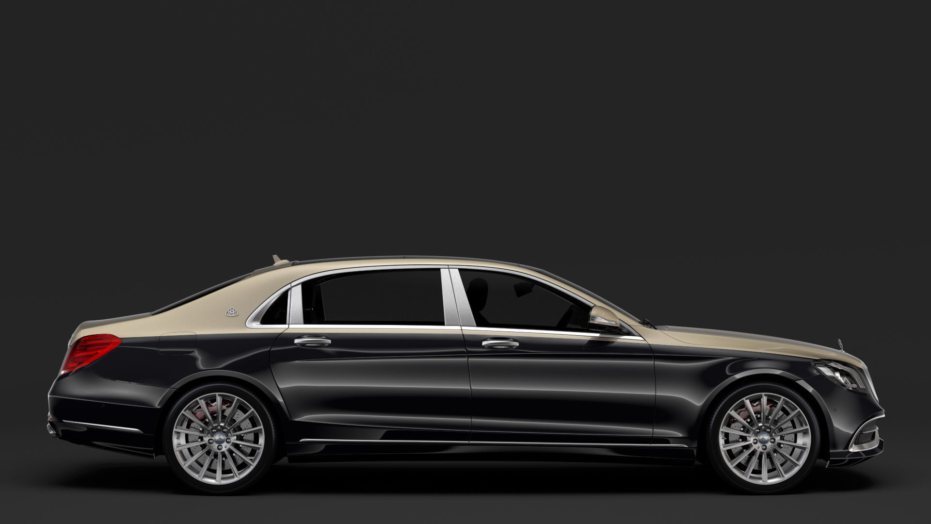 Mercedes Maybach S 560 X222 2019 3D model_6