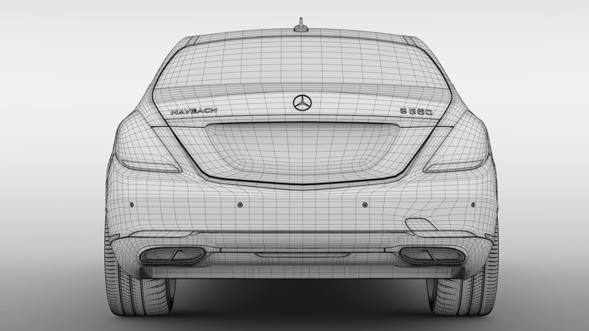 Mercedes Maybach S 560 X222 2019 3D model_19