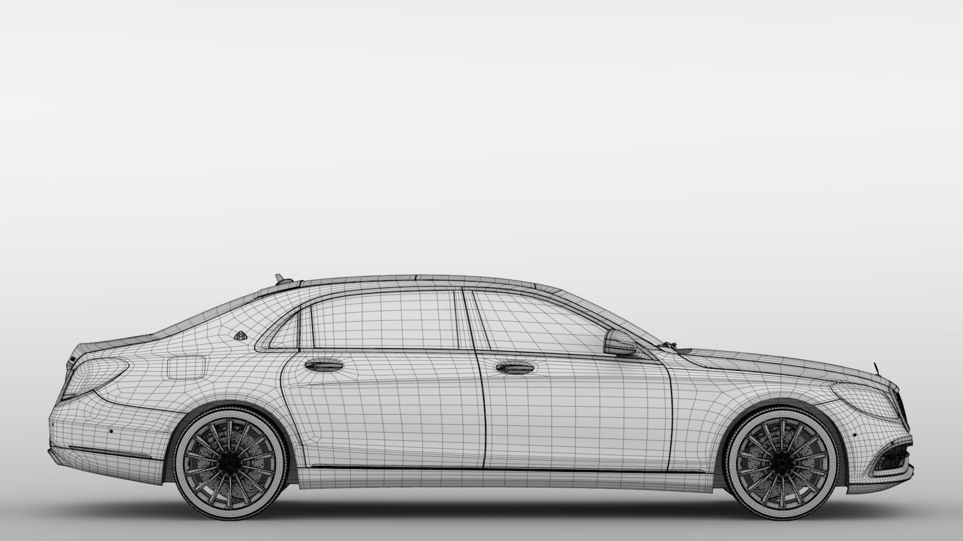 Mercedes Maybach S 560 X222 2019 3D model_21