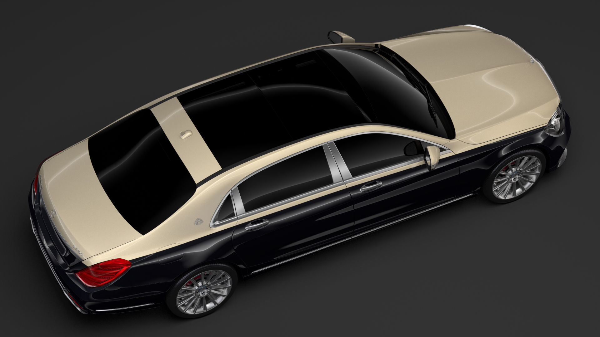 Mercedes Maybach S 560 X222 2019 3D model_11