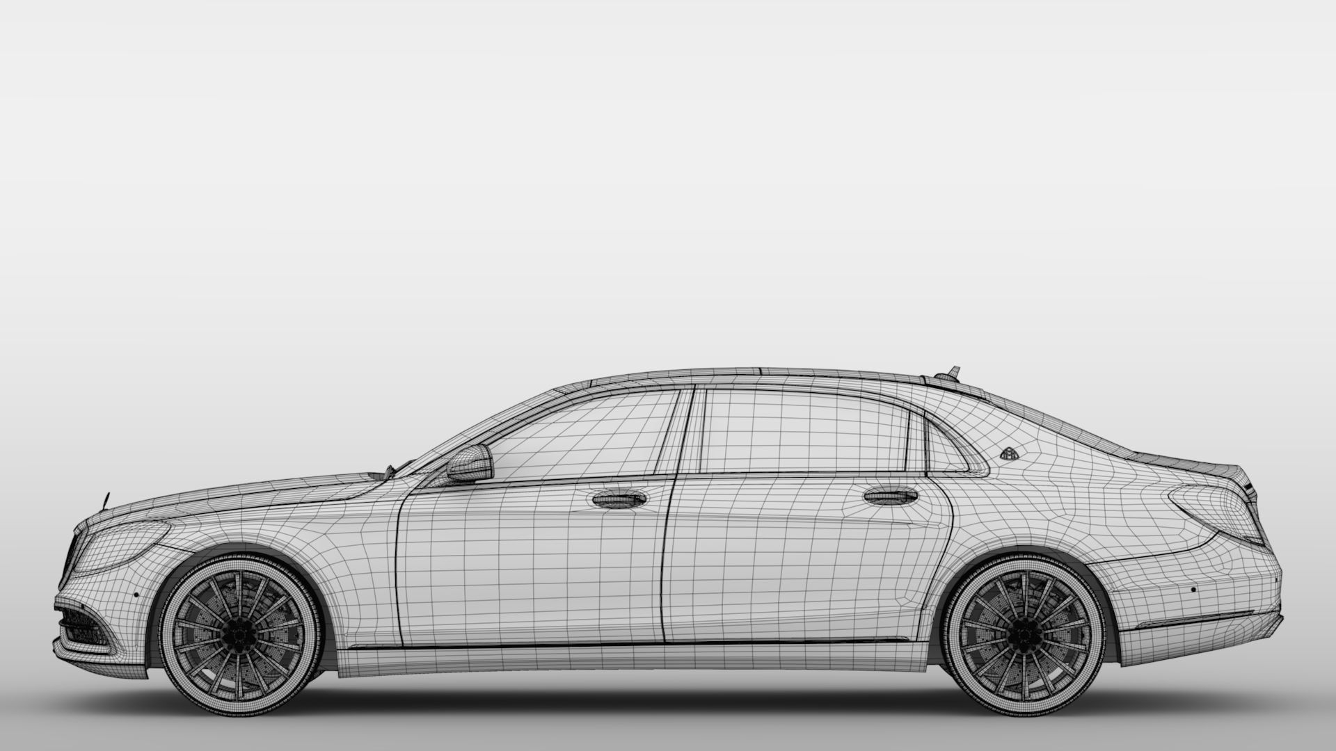 Mercedes Maybach S 560 X222 2019 3D model_18