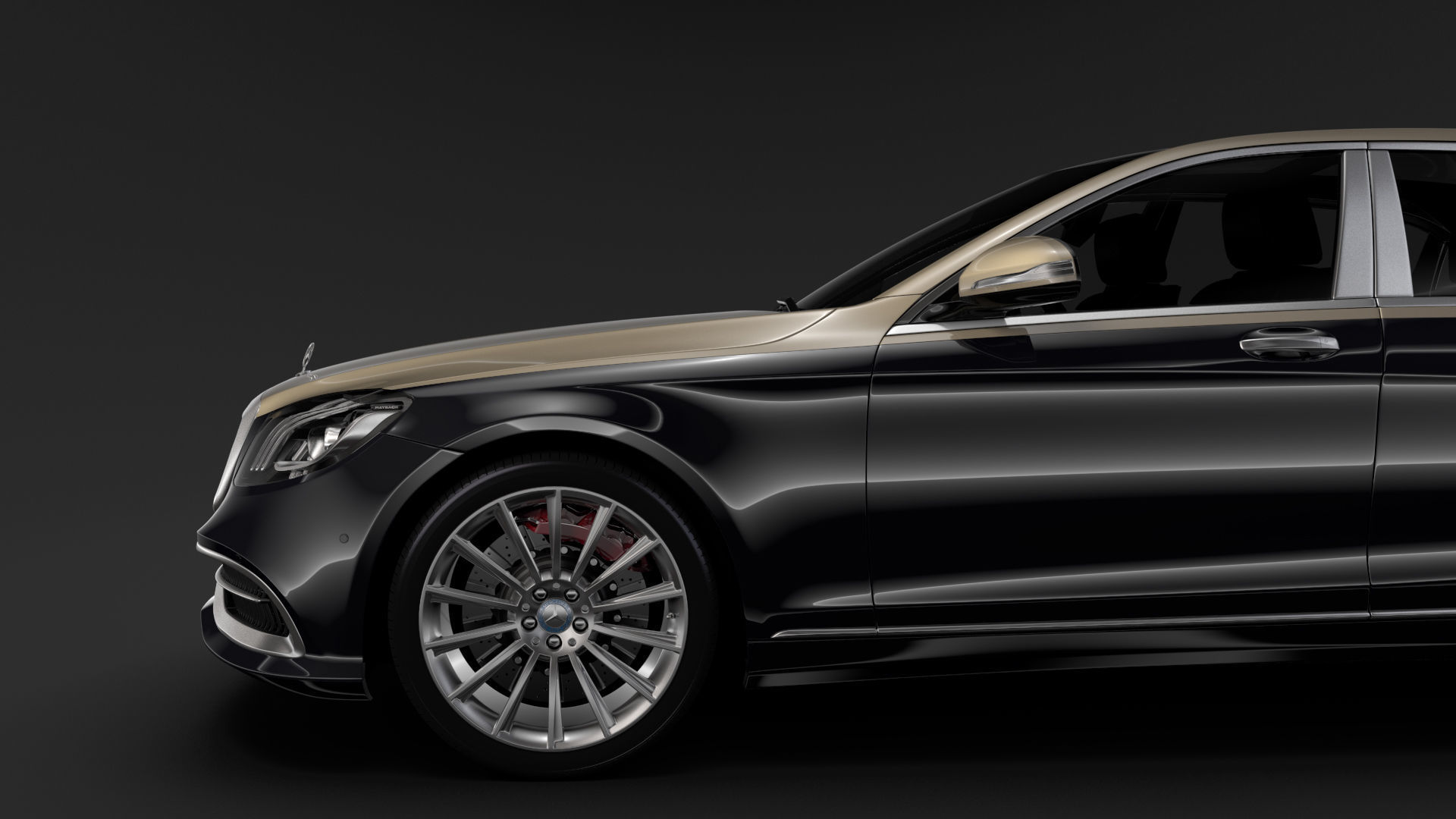 Mercedes Maybach S 560 X222 2019 3D model_9