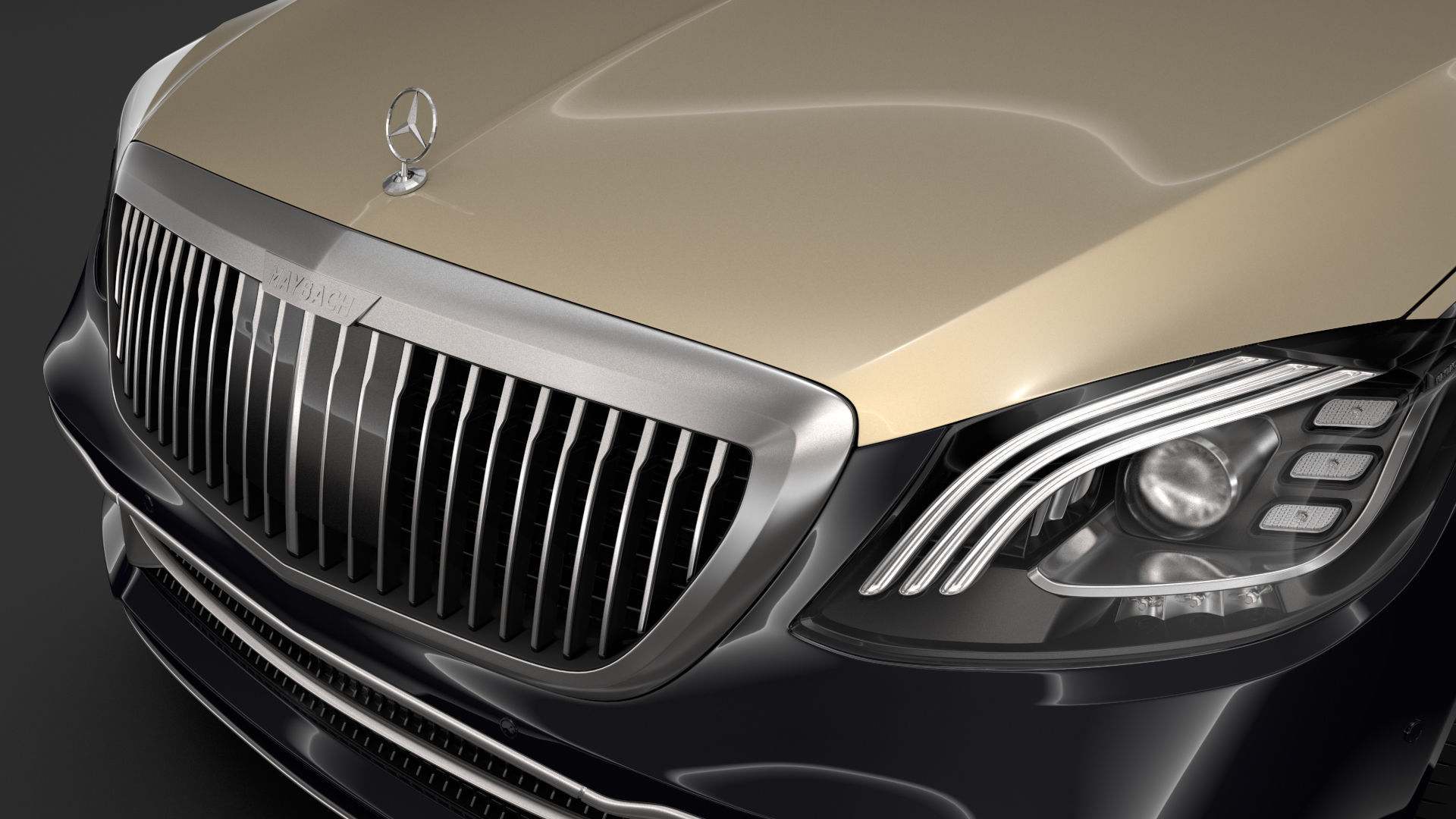 Mercedes Maybach S 560 X222 2019 3D model_2