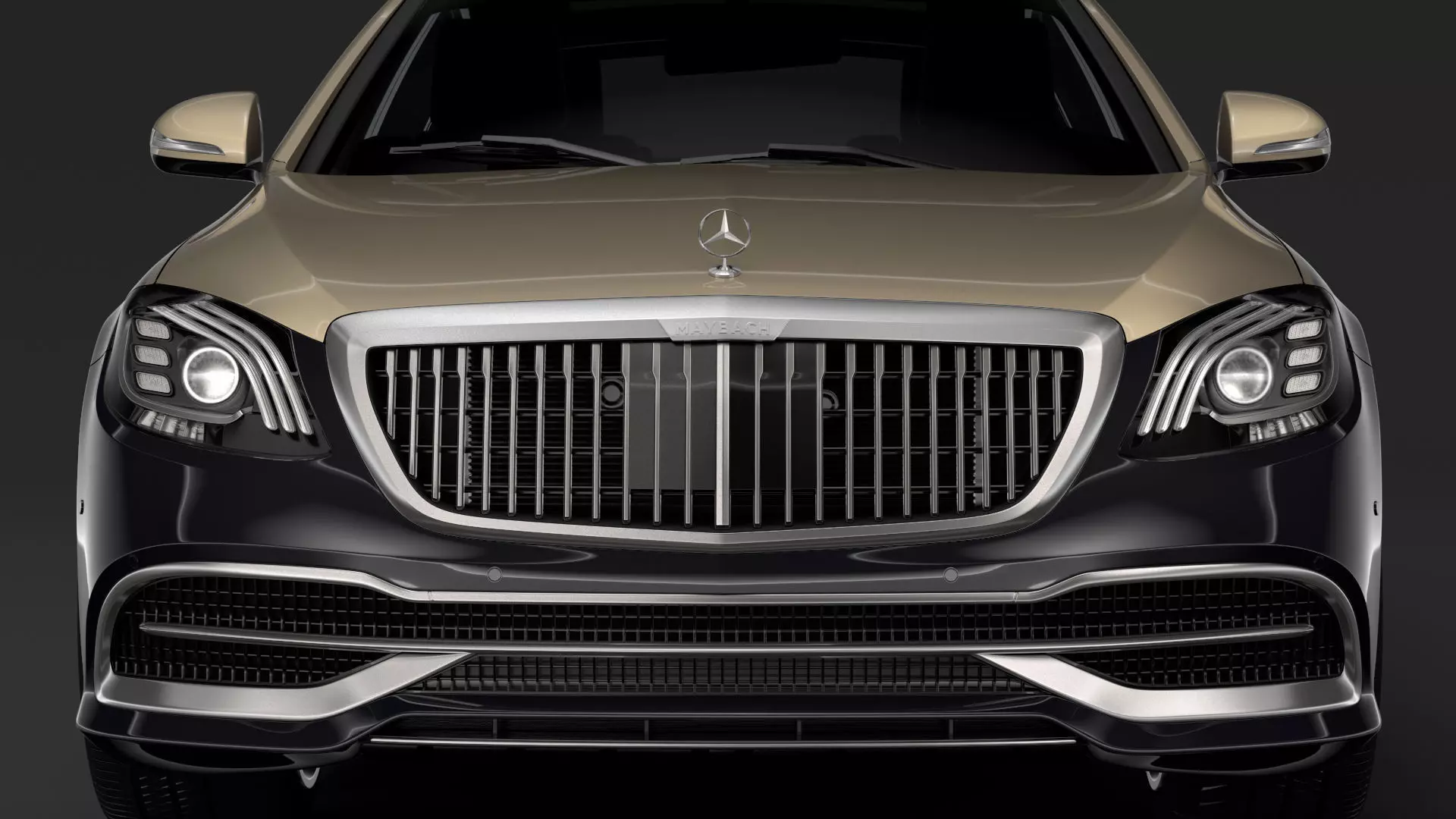 Mercedes Maybach S 560 X222 2019 3D model_0