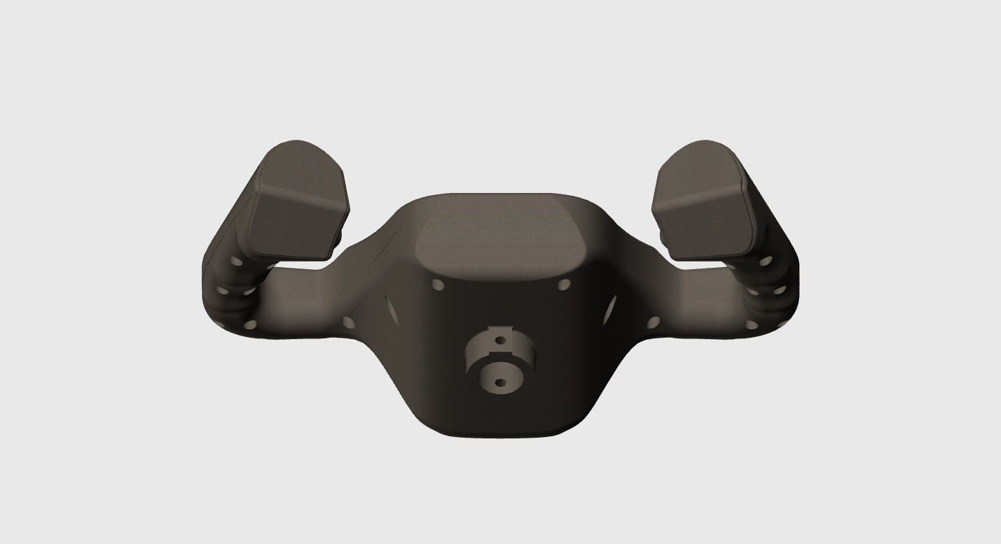 Beechcraft Style Aircraft Yoke Version 3 3D print model_7